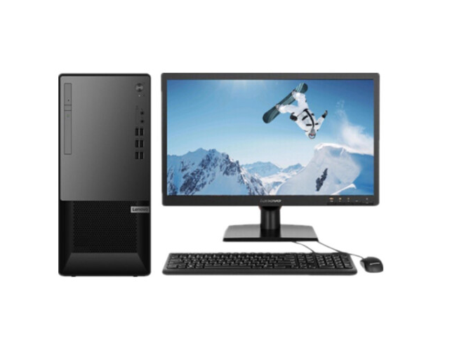 联想（Lenovo）扬天T4900K 台式计算机 i5-10400/8G/1T+ssd128G /2G独显/Win10 /23.8英寸窄边显示器